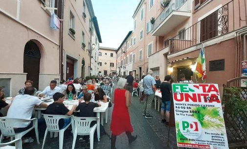 Festa de l’Unità 2022 di Monte Porzio Catone