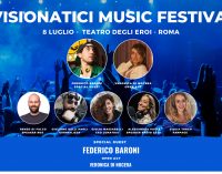 IVISIONATICI MUSIC FESTIVAL  L’8 LUGLIO AL TEATRO DEGLI EROI DI ROMA