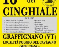 Al fresco del Poggio del Castagno a Sipicciano  la Sagra del Cinghiale