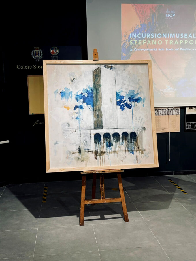 Pomezia, donata al Museo Città di Pomezia – l’opera “Torre” dell’artista Stefano Trappolini