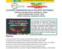 Velletri – CONVEGNO – DIBATTITO SULLE DIVERSE  DIMENSIONI DELLO SVILUPPO SOSTENIBILE