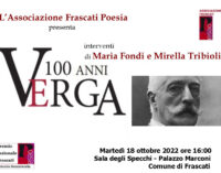 FRASCATI – I 100 ANNI DI VERGA