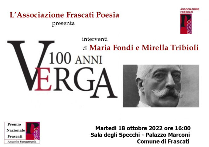 FRASCATI – I 100 ANNI DI VERGA