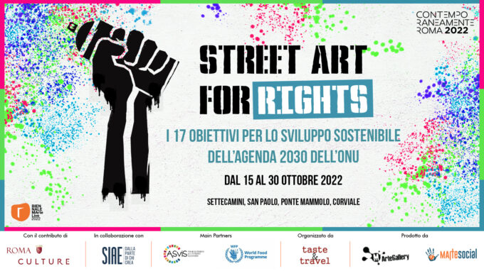 Il festival Street Art for RIGHTS nell’ambito della Biennale MArteLive