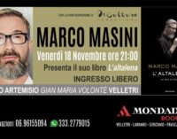 Marco Masini presenta il suo libro al Teatro Artemisio-Volonté di Velletri