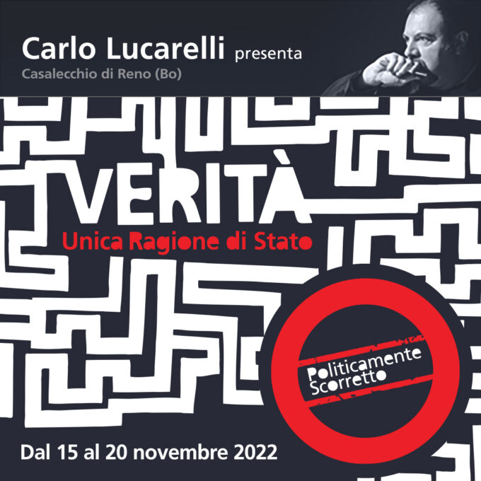 Al via Politicamente Scorretto 2022: programma completo della rassegna curata da Carlo Lucarelli | Dal 15 al 20 novembre | Casalecchio di Reno (BO)