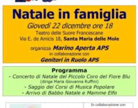 Natale in Famiglia con Marino Aperta APS: il 22 dicembre a S. Maria delle Mole