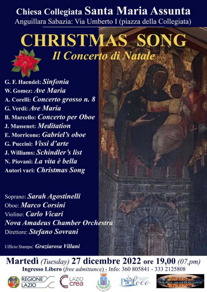 Anguillara:  Concerto di Natale con la Nova Amadeus Chamber Orchestra