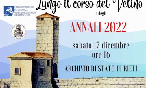 Presentazione del volume Lungo il corso del Velino