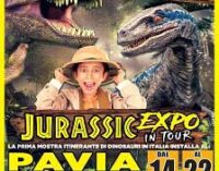 Jurassic expo in tour Pavia