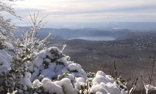 Neve e sole ai Castelli Romani