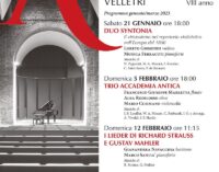 “I Concerti dell’Auditorium Romina Trenta” a Velletri, 5 febbraio e prossime date