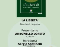 Oggi 25 febbraio a Bibliopop Antonello Loreto con “La libertà macchia il cappotto”