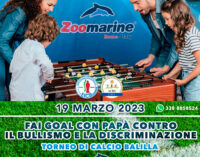“Fai gol con papà contro il bullismo e la discriminazione” il 19 marzo a Zoomarine