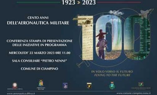 Comune di Ciampino celebra i 100 anni dell’Aeronautica Militare