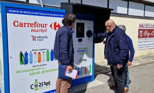 Lunigiana terra green grazie alle macchine “mangia plastica” di Etruria Retail