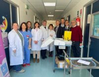 Donazione dell’ANC Salerno al reparto di Neonatologia del Ruggi di Salerno