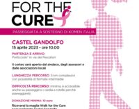 Castel Gandolfo  la prima edizione di Walk for the Cure