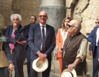 Il Principe Hassan di Giordania in visita al Parco Archeologico di Ercolano