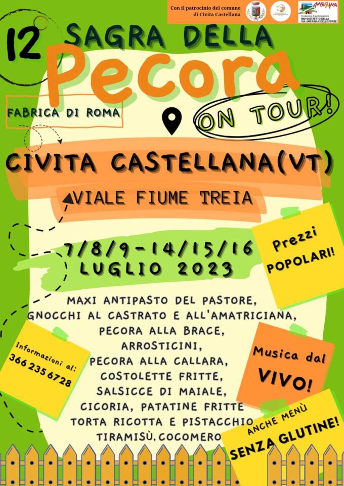 La Sagra della Pecora “on tour” quest’anno  arriva a Civita Castellana  
