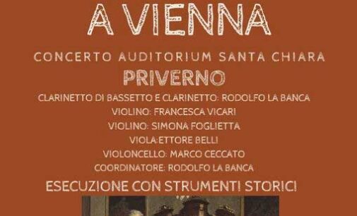 PRIVERNO 13 GIUGNO -UNA SERA A VIENNA AUDITORIUM SANTA CHIARA