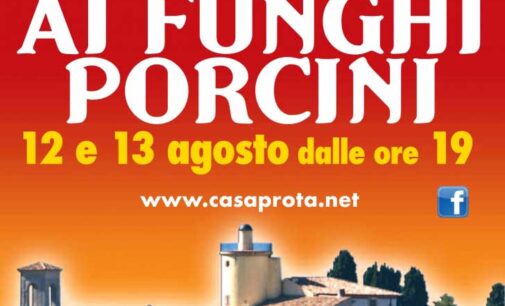 Casaprota,sagra delle fettuccine ai funghi porcini