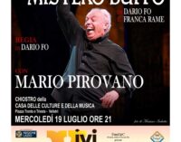 “Mistero Buffo” di Dario Fo e Franca Rame con Mario Pirovano