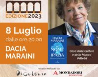 Doppio appuntamento con Chiara Gamberale e Dacia Maraini