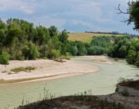 Prelievo di ghiaia dal fiume Esino per il ripascimento della spiaggia di Montemarciano