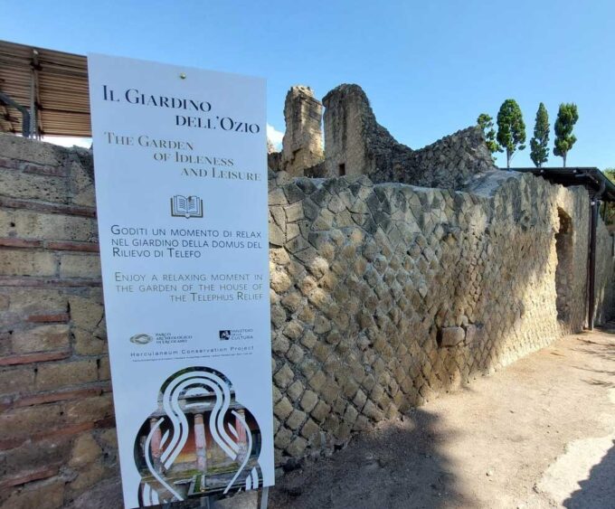 Il Parco Archeologico di Ercolano sperimenta la visita slow