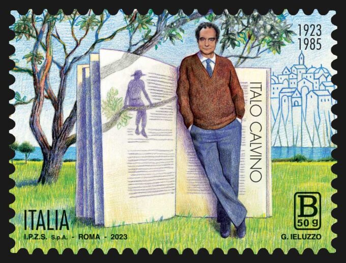 Emissione francobollo Italo Calvino