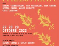 “Punto Palestrina” di Mariella Pizziconi al Teatro Porta Portese dal 27 al 29 ottobre: tra sete e organze una storia di famiglia