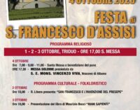 Dal 1 al 4 ottobre ad Albano Festa di S. Francesco D’Assisi