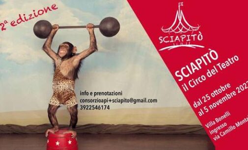 SCIAPITÒ. Il Circo del Teatro – Dal 25 ottobre al 5 novembre 2023 a Villa Bonelli