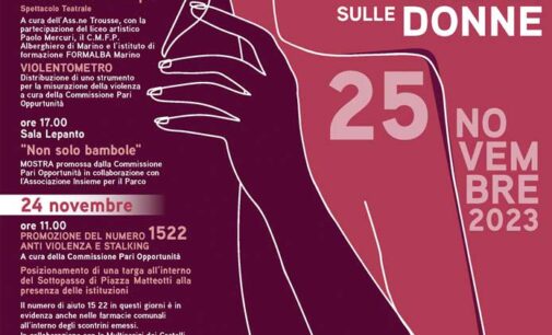 Marino – Giornata Internazionale per l’Eliminazione della Violenza sulle Donne