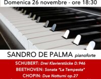 Il Recital del pianista Sandro De Palma al Palazzo Chigi di Ariccia