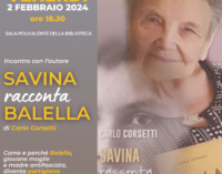 Venerdì 2/2 a Grottaferrata “Savina racconta Balella” del Professor Carlo Corsetti