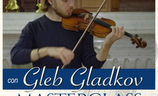 Il violinista Gleb Gladkov in Concerto a Latina