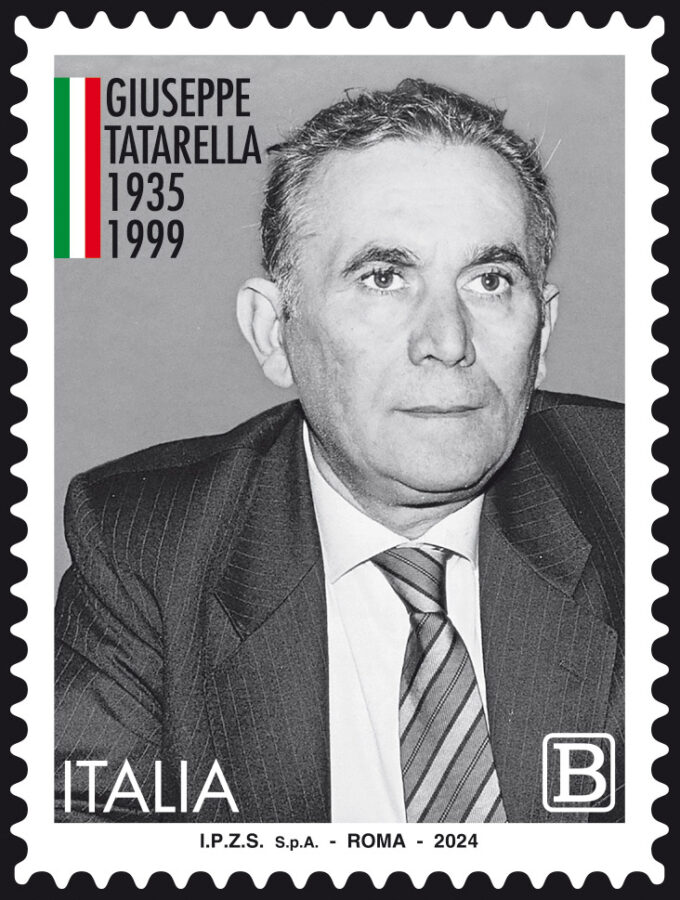 Emissione francobollo Giuseppe Tatarella