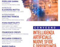 Roma, Convegno, “Intelligenza Artificiale: nuove sfide e opportunità”