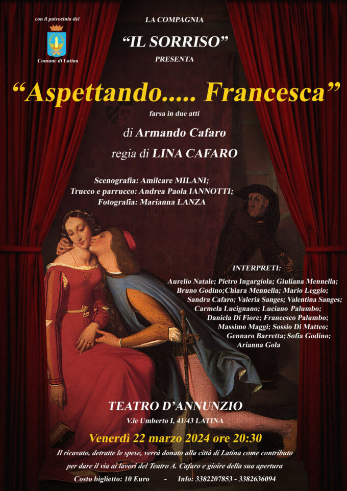 Con il “Sorriso” per riaprire il Teatro Armando Cafaro di Latina