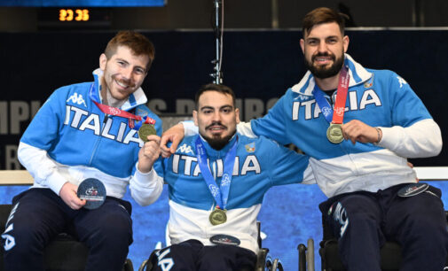 Frascati Scherma, Paolucci conquista il bronzo a squadre ai campionati europei paralimpici