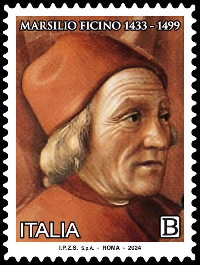 Emissione francobollo commemorativo di Marsilio Ficino