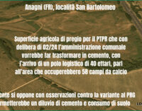 Legambiente contro la realizzazione di un nuovo mega polo logistico ad Anagni