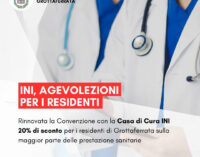 Grottaferrata – Prestazioni sanitarie scontate del 20% per i residenti