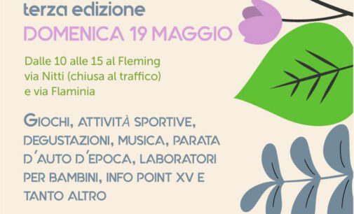 MUNICIPIO XV: “FESTA DI PRIMAVERA. DOMENICA 19 TERZA EDIZIONE PER LE VIE DEL FLEMING”