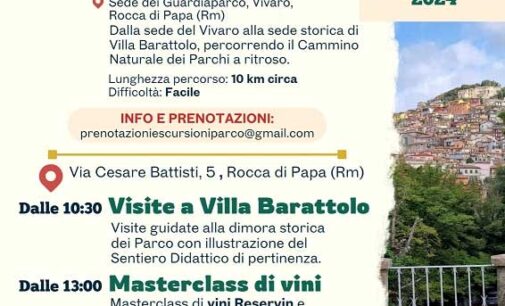 Parco Castelli Romani – Villa Barattolo e il suo nuovo percorso