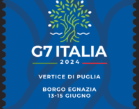 Emissione francobollo Presidenza Italiana del G7