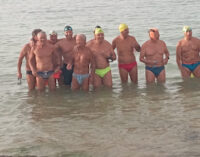 2 nuotatori del ’49 tra i delfini a “L’isola che non c’è” a Manfredonia