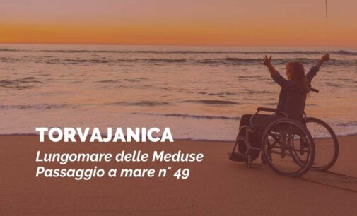 TORVAJANICA: APRE LA PRIMA SPIAGGIA LIBERA INCLUSIVA